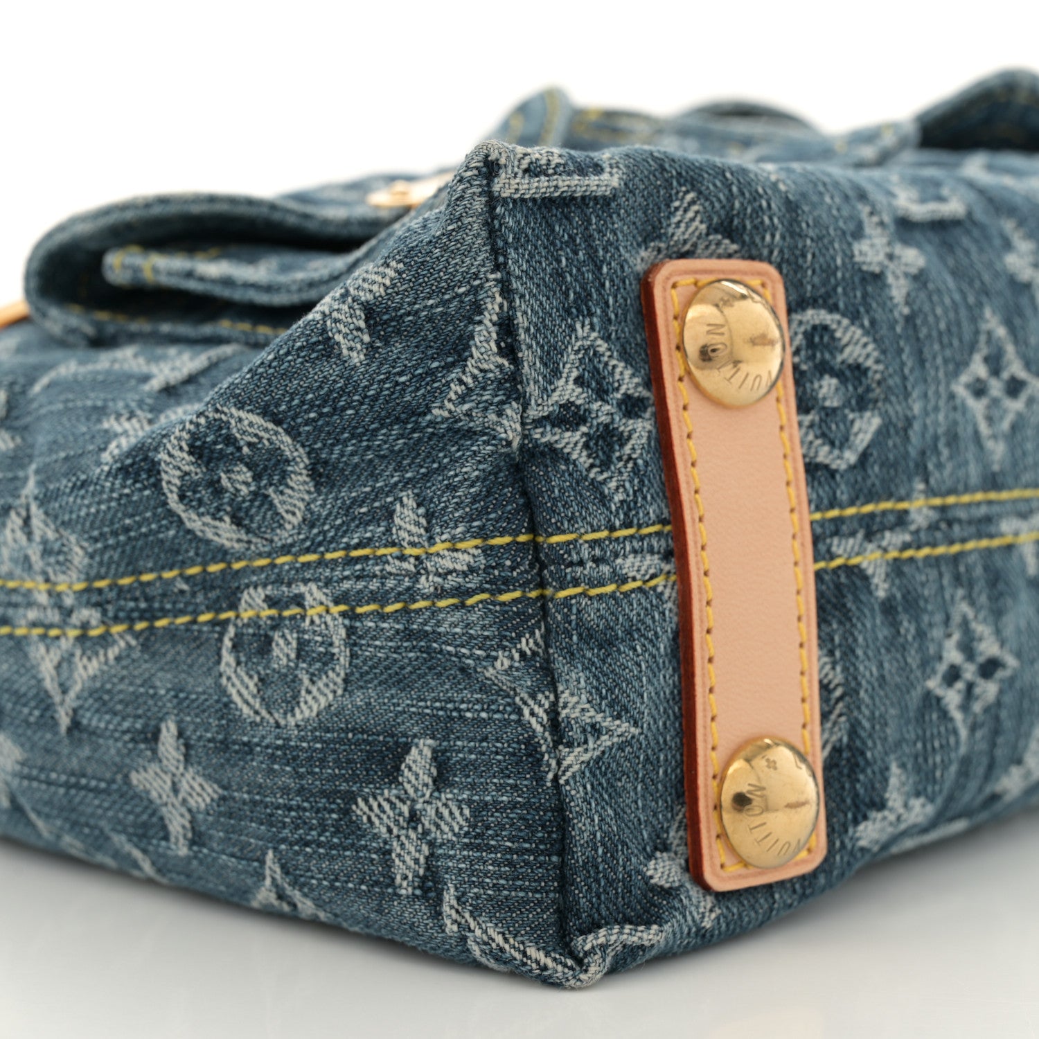 Louis Vuitton Monogram Denim Baggy PM Blue 9 of 12