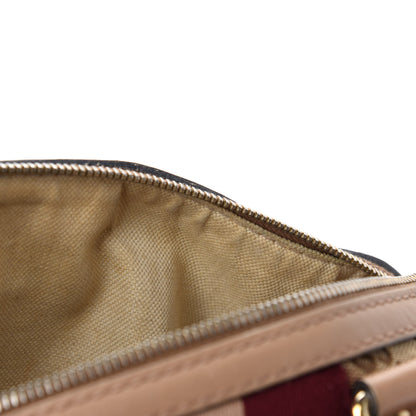 Gucci Monogram Vintage Web Medium Boston Pink 19 of 22