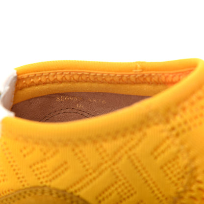 Fendi Technical 3D Mesh Womens FFluid Zip Up Sneakers 36 Reggae Corn White 9 of 10