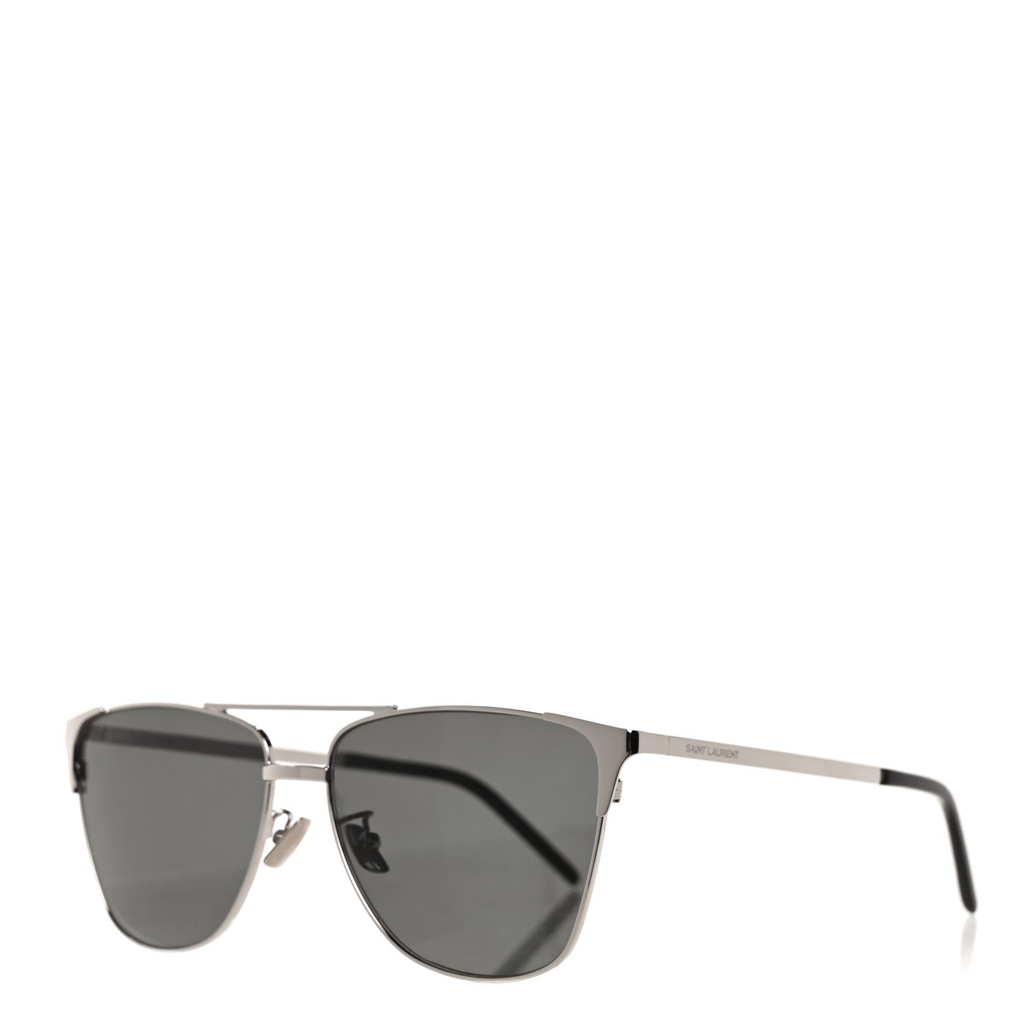 Saint Laurent Square SL 280 Sunglasses Black Silver 1 of 7
