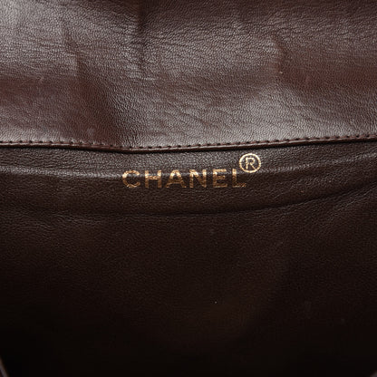 Chanel Lambskin Quilted Backpack Brown 5 of 16