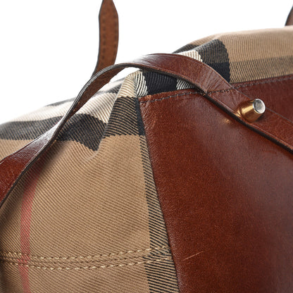 Burberry House Check Bridle Calfskin Small Salisbury Tote Tan 11 of 16