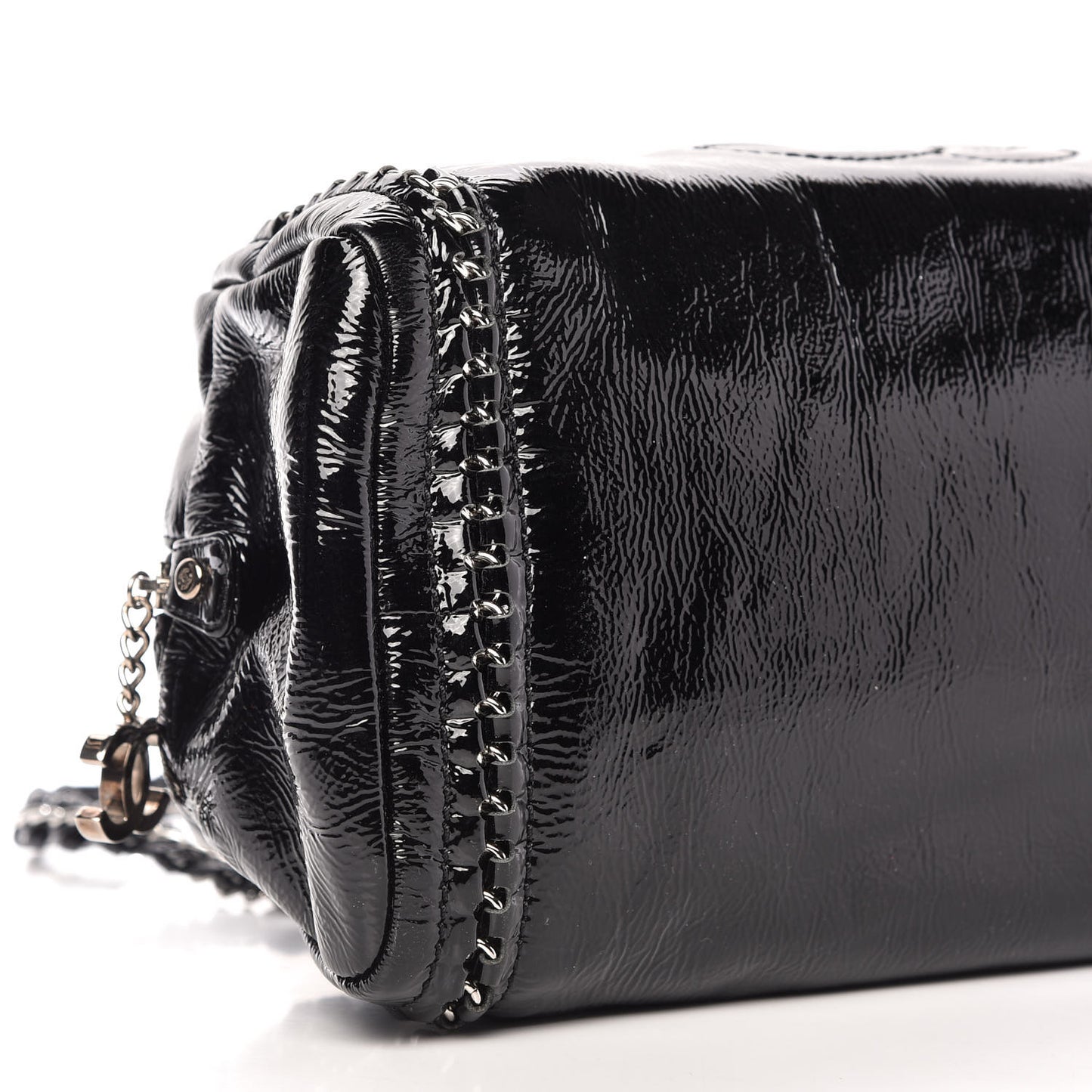 Patent Medium Luxe Ligne Bowler Black