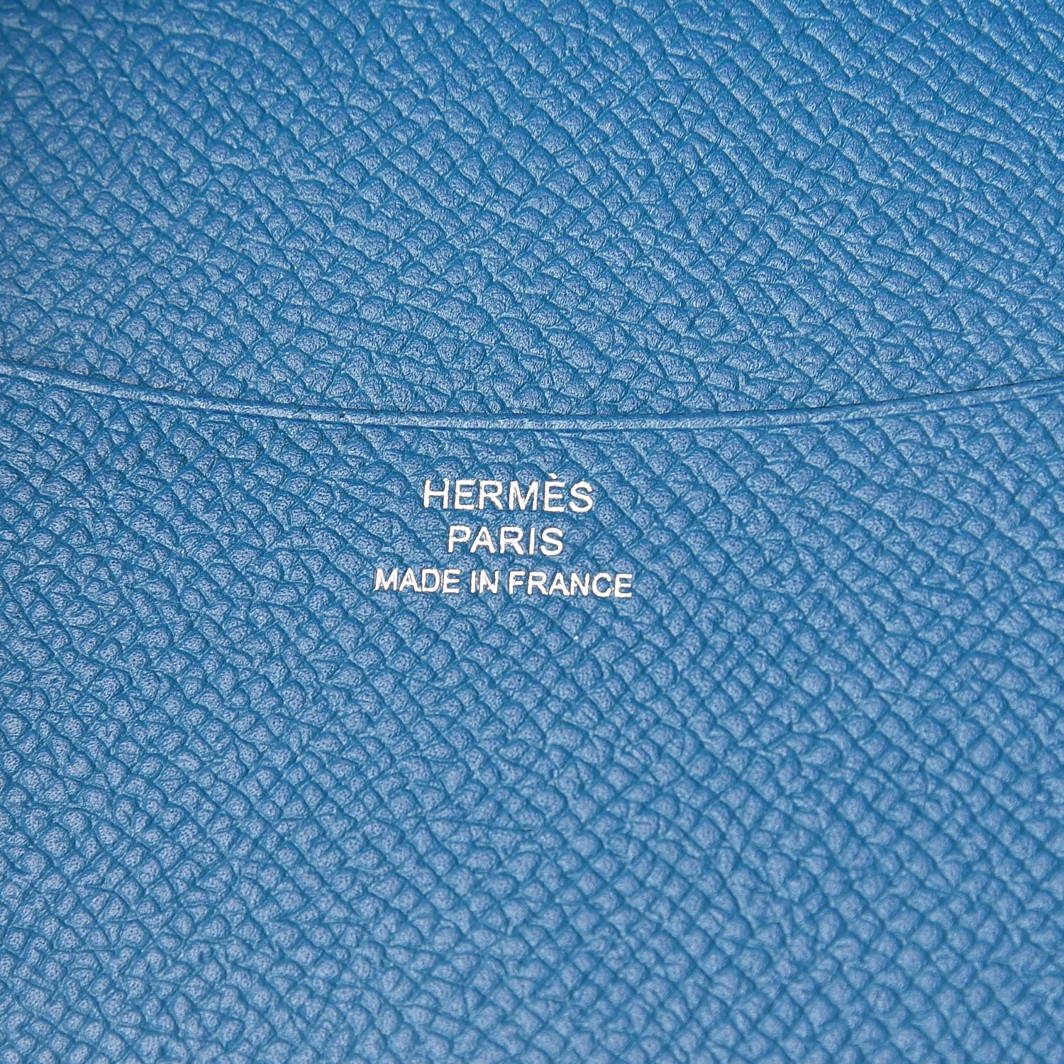 Hermes Epsom Globe Trotter Agenda Cover PM Bleu Izmir 6 of 7