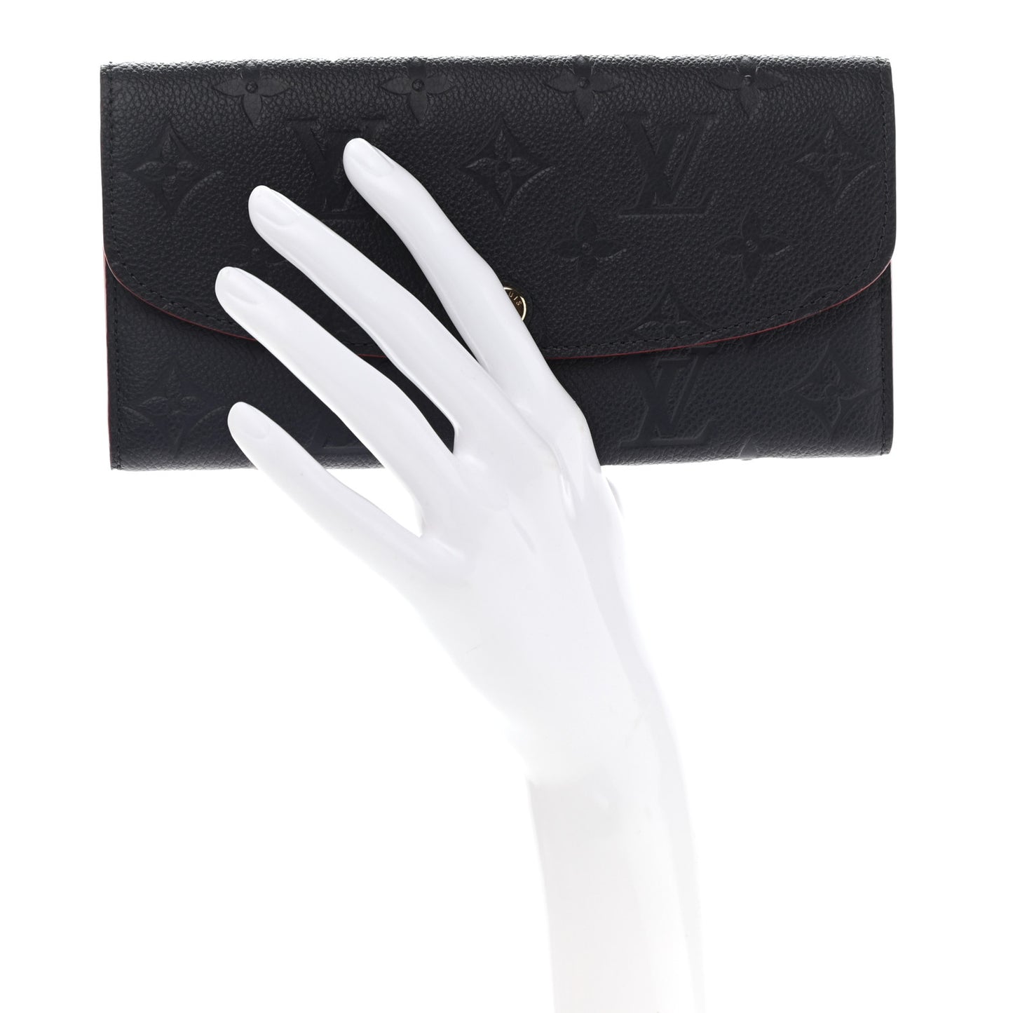 Empreinte Emilie Wallet Marine Rouge
