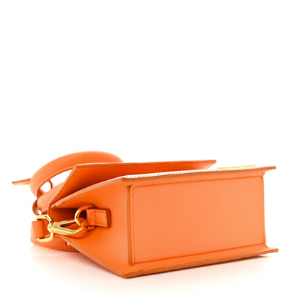 Jacquemus Smooth Calfskin Le Chiquito Noeud Orange 4 of 9