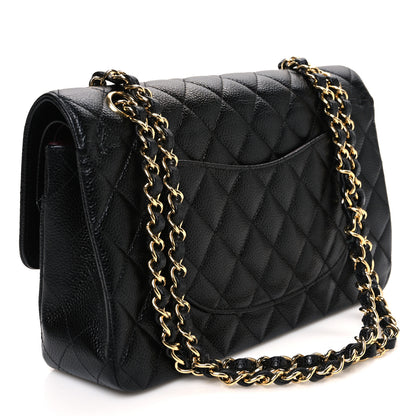 Chanel Caviar Quilted Medium Double Flap Black 3 of 11