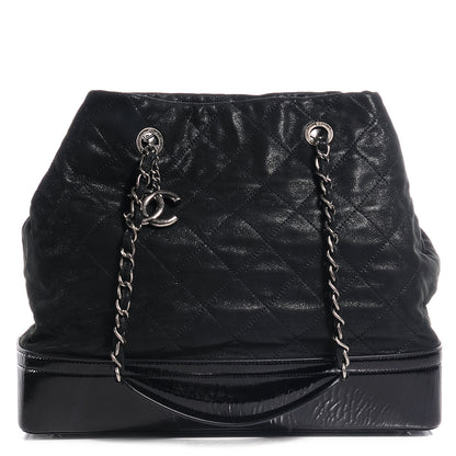 Chanel Iridescent Calfskin VIP Large Tote Black 1 of 7