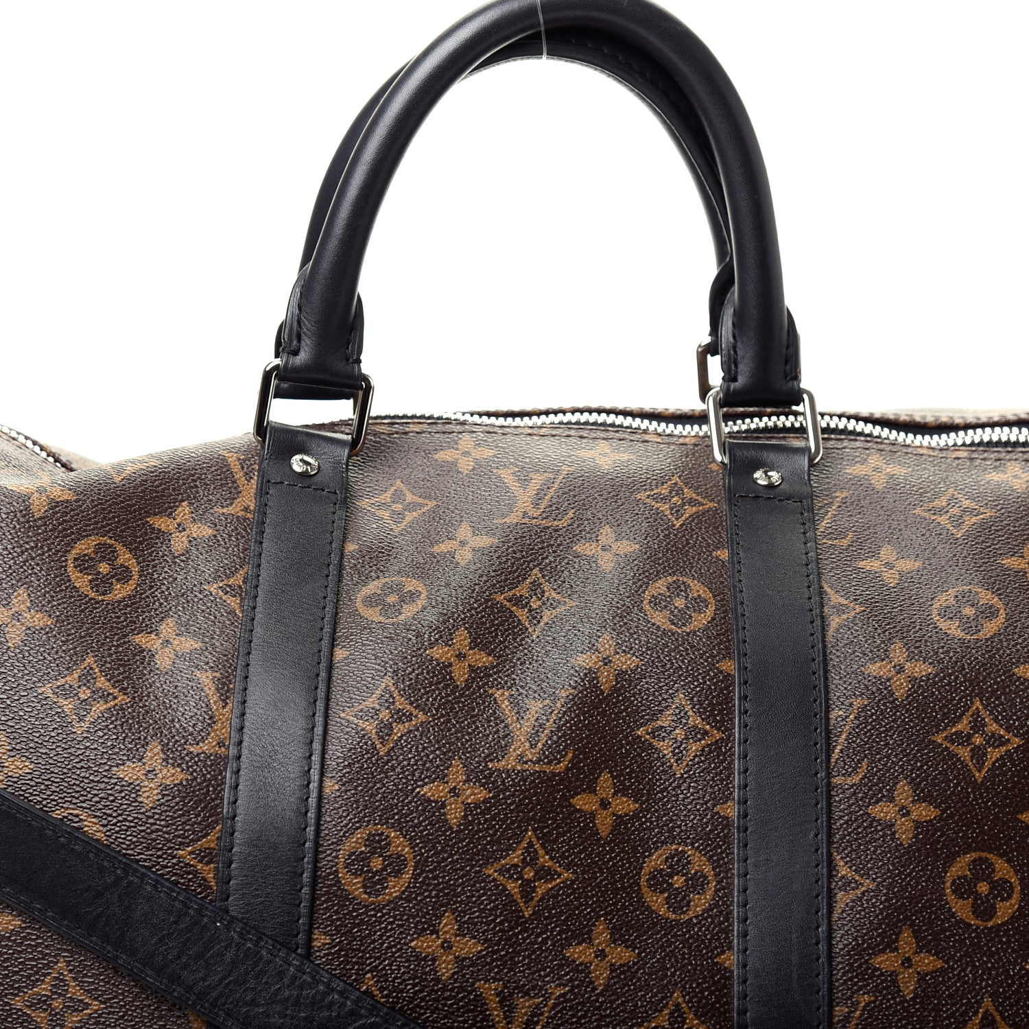Louis Vuitton Monogram Macassar Keepall Bandouliere 55 9 of 15