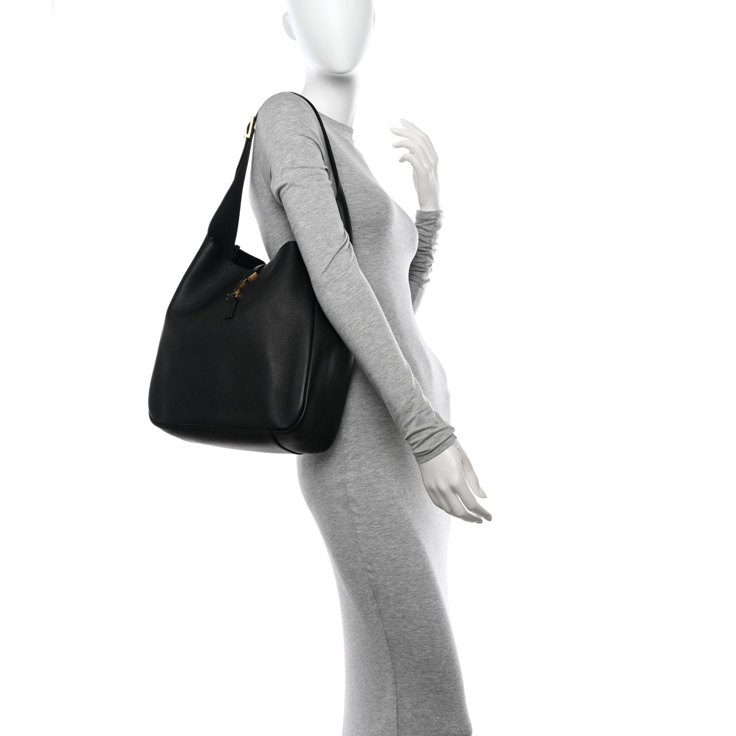 Smooth Calfskin Large Le 5 A 7 Soft Hobo Black