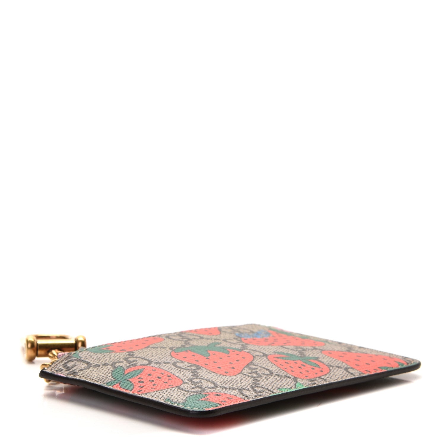 Gucci GG Supreme Monogram Strawberry Key Case 5 of 8