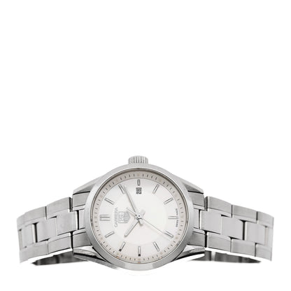 Tag Heuer Stainless Steel Mother of Pearl 28mm Carrera Lady Quartz Watch WV1415 2 of 5