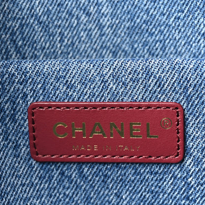 Chanel Denim Souplissimo Maxi Flap Blue 6 of 11