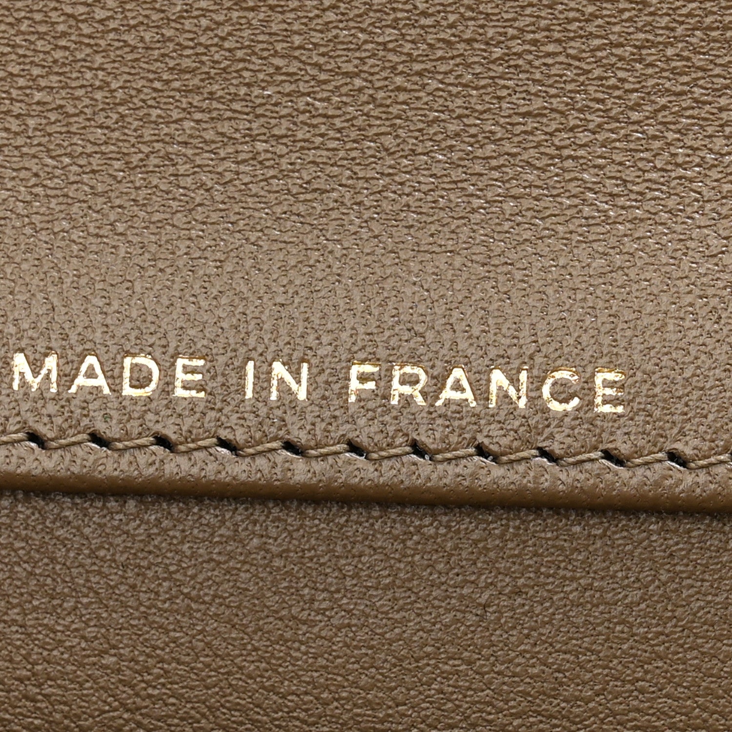 Chanel Calfskin Lizard Embossed Clutch With Chain Dark Khaki 7 of 12