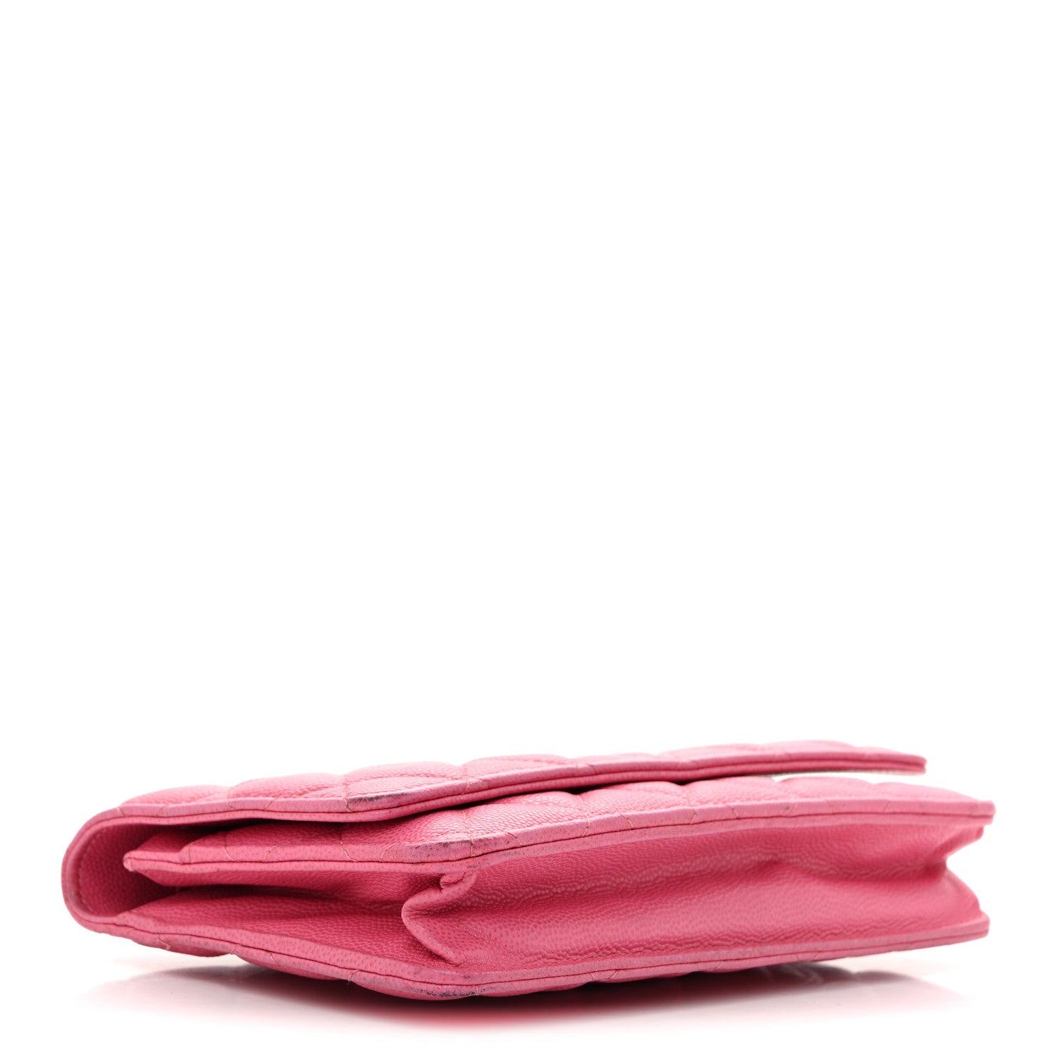 Chanel Caviar Quilted Wallet on Chain WOC Pink 4 of 14
