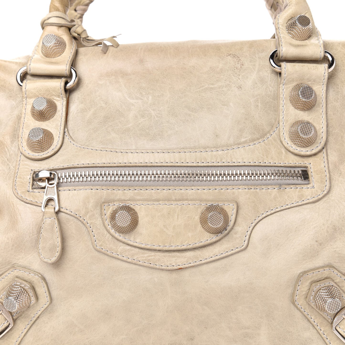 Agneau Giant 21 Silver Hardware Mid Day Sahara