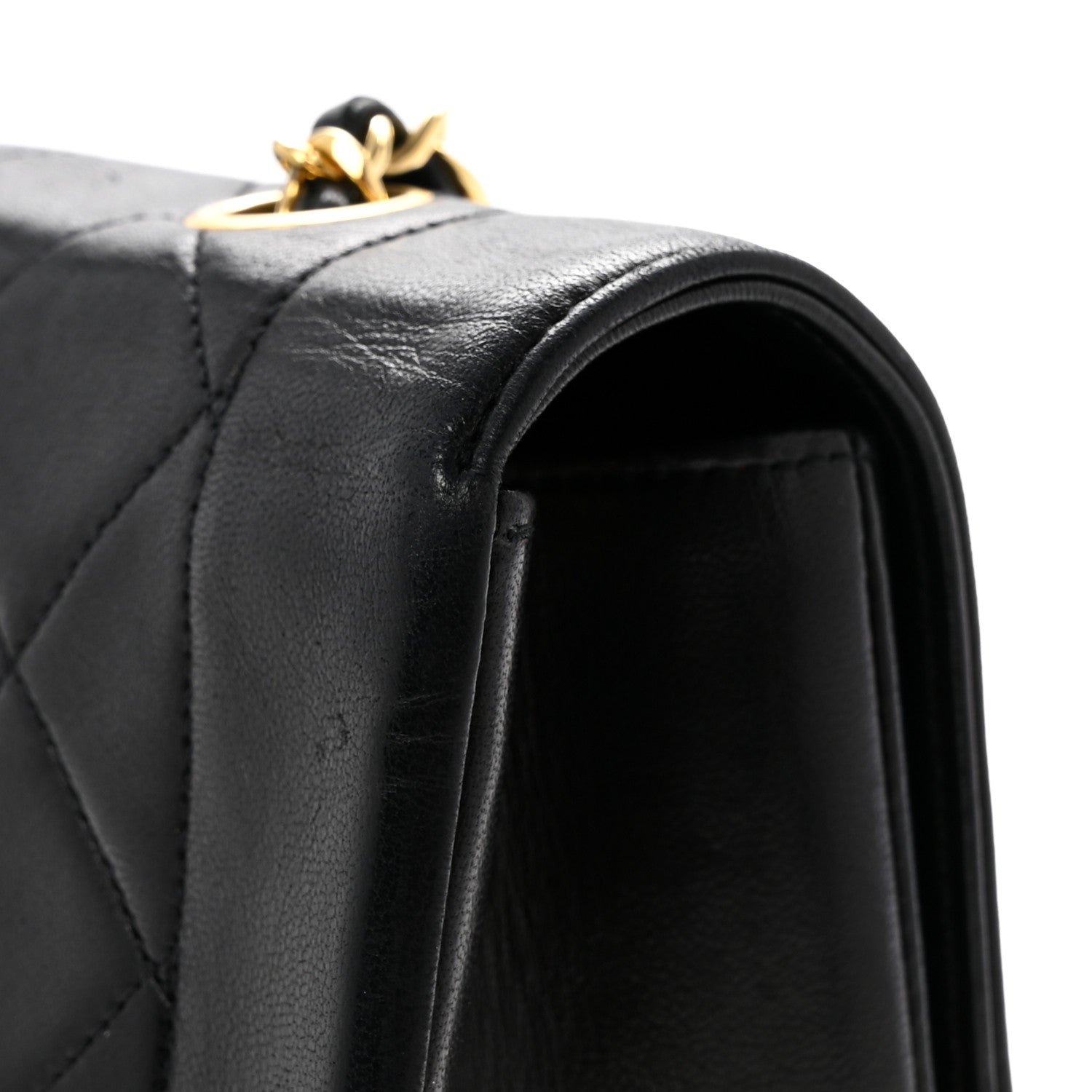 Chanel Lambskin Quilted Small Single Flap Black 15 of 16