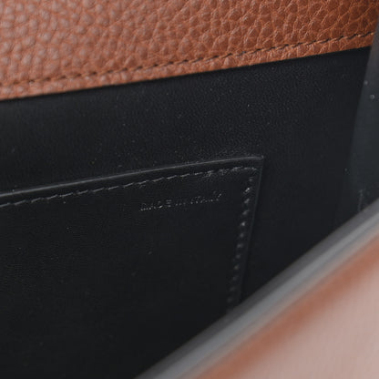 Valentino Garavani Grained Calfskin Vlogo Loco Messenger Bag Tan 6 of 10