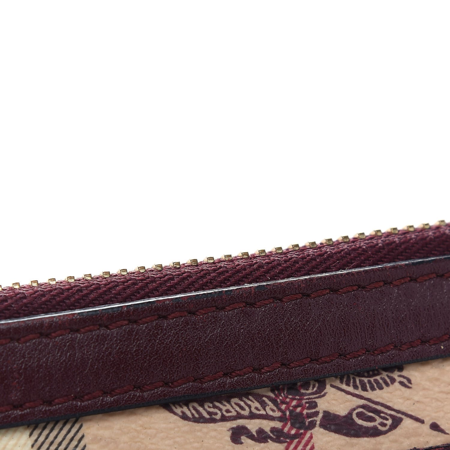 Burberry Haymarket Check Small Canterbury Tote Burgundy 12 of 16