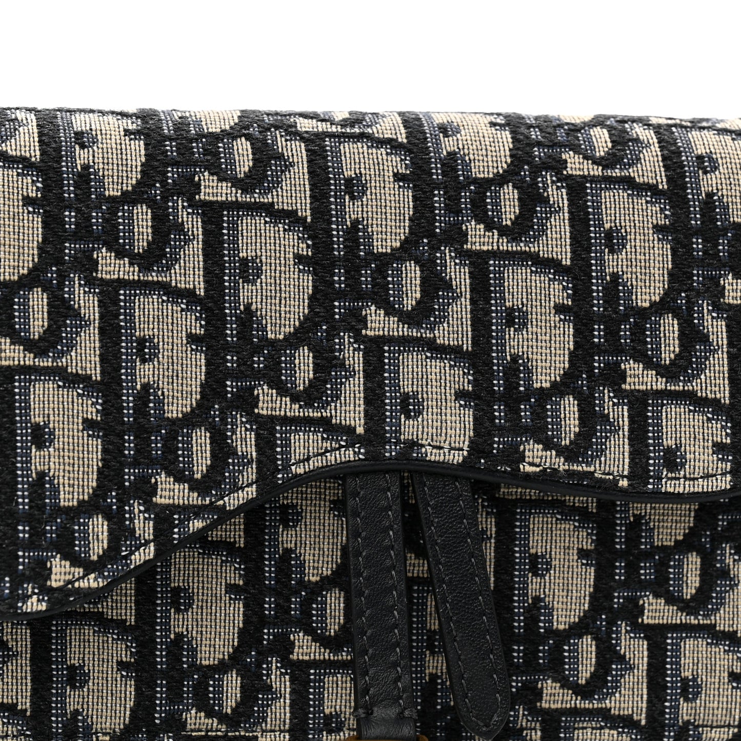 Oblique Saddle Belt Bag Blue