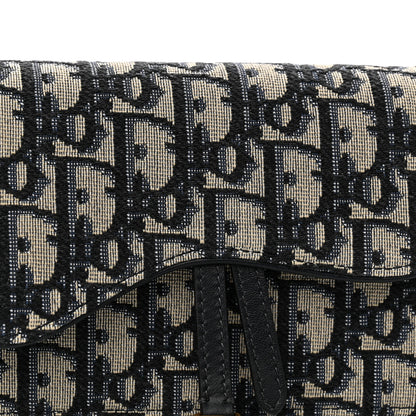 Christian Dior Oblique Saddle Belt Bag Blue 8 of 11