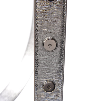 Christian Dior Metallic Grained Calfskin Cannage Small Lucky Badges My Lady Dior Silver 12 of 12