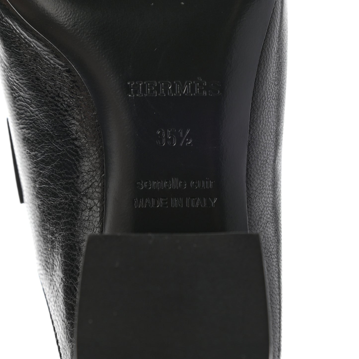 Goatskin Paradis Mules 35.5 Black
