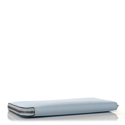 Hermes Epsom Silk'In Wallet Bleu Brume 4 of 9