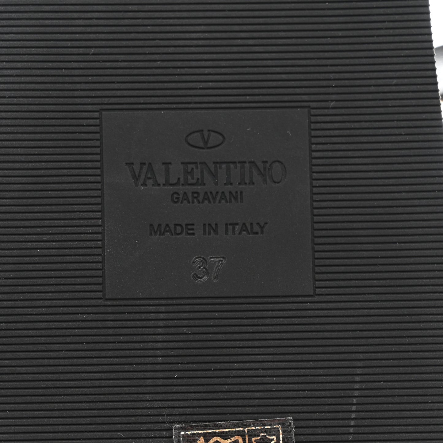 Calfskin Roman Stud Ankle Strap 40mm Flatform Sandals 37 Black