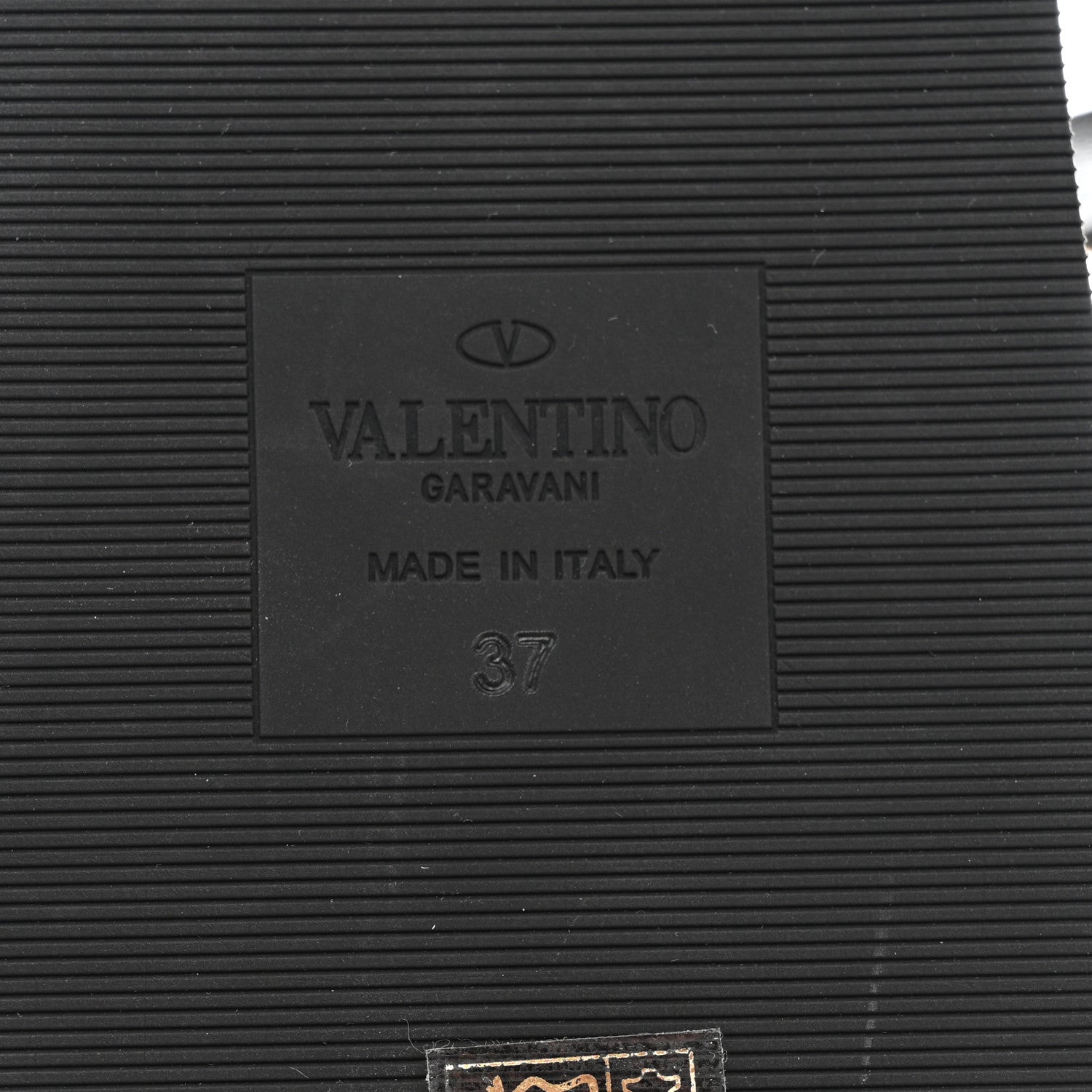 Valentino Garavani Calfskin Roman Stud Ankle Strap 40mm Flatform Sandals 37 Black 6 of 8