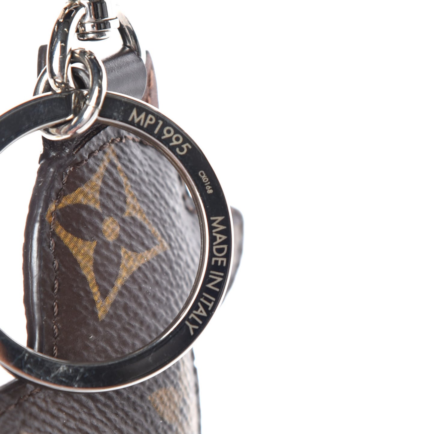 Monogram Dog Bag Charm Key Holder