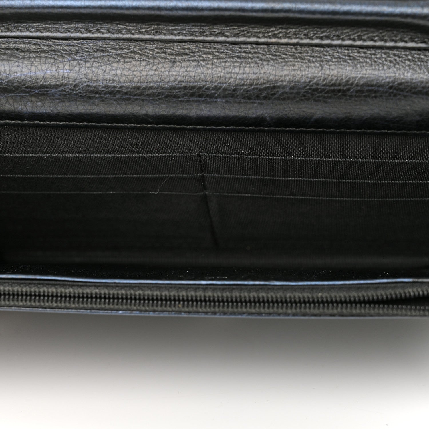 Chanel Metallic Calfskin Quilted Boy Wallet On Chain WOC Navy Blue 12 of 16