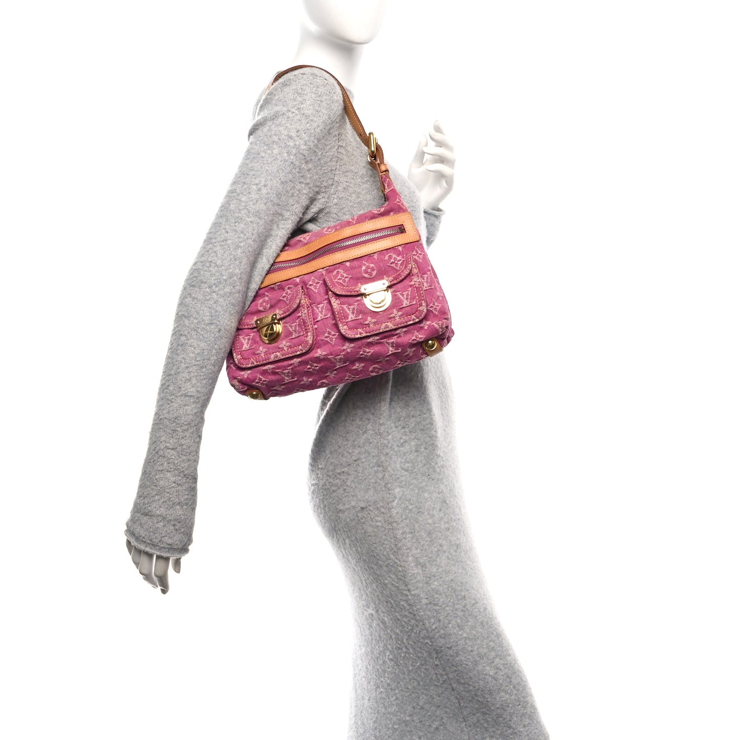 Denim Baggy PM Fuchsia