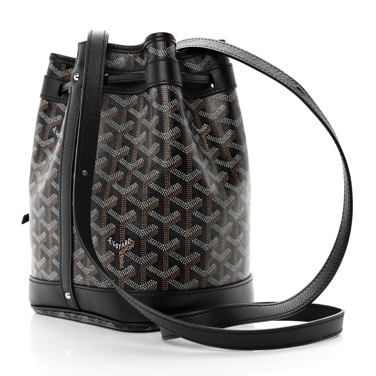 Goyard Goyardine Petit Flot Bucket Bag PM Black 2 of 9
