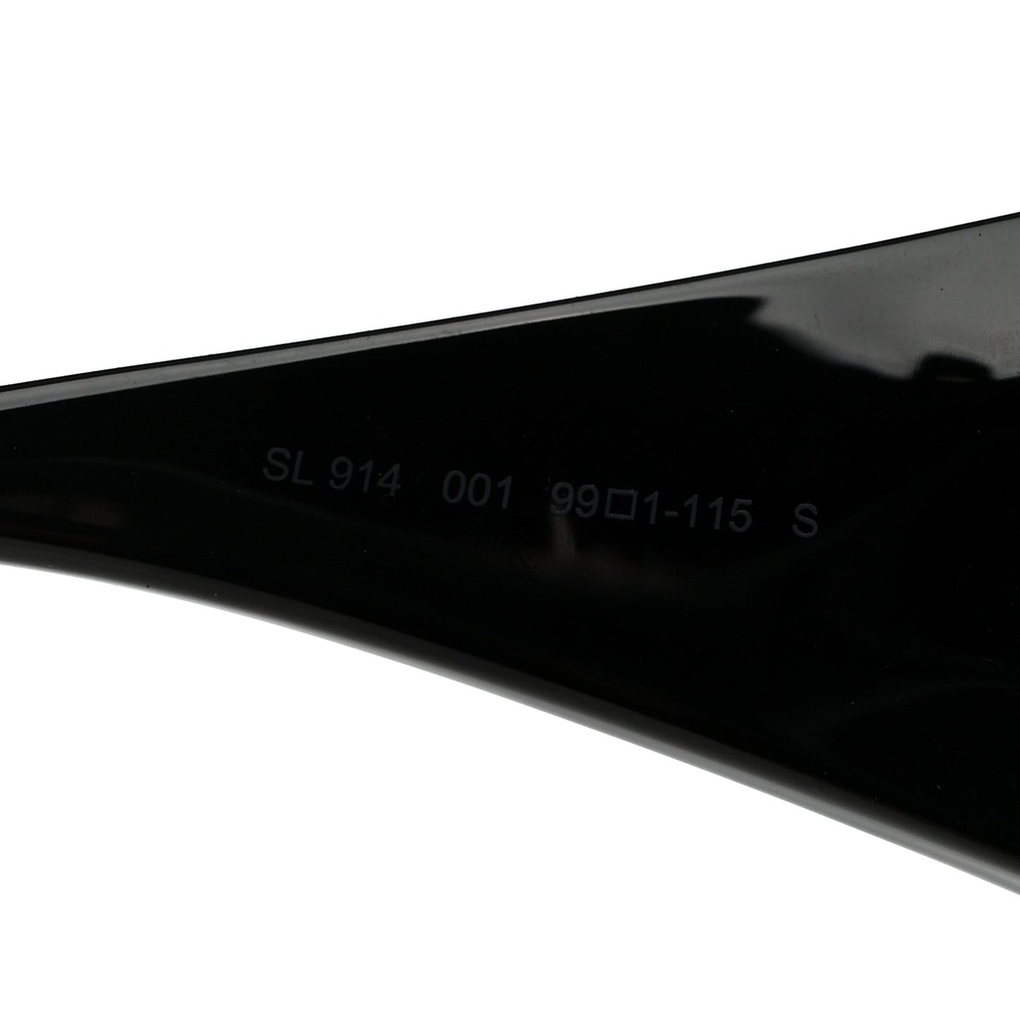 Acetate Oversized Aviator Shield SL914 Sunglasses Black