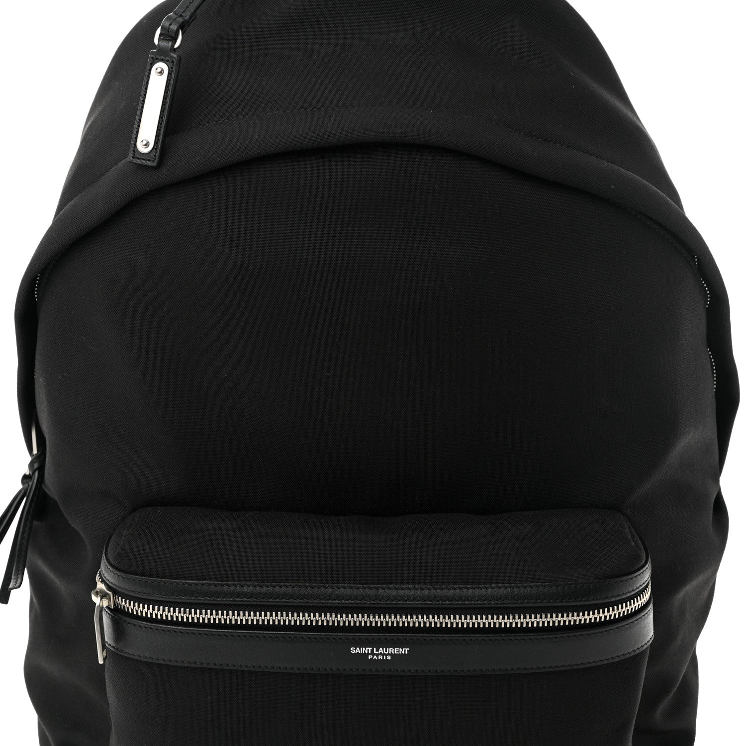Saint Laurent Canvas City Backpack Black 8 of 10