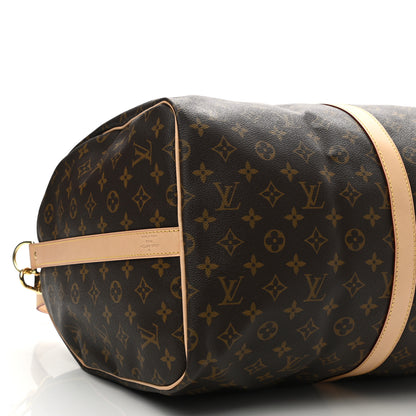 Louis Vuitton Monogram Keepall Bandouliere 55 9 of 10