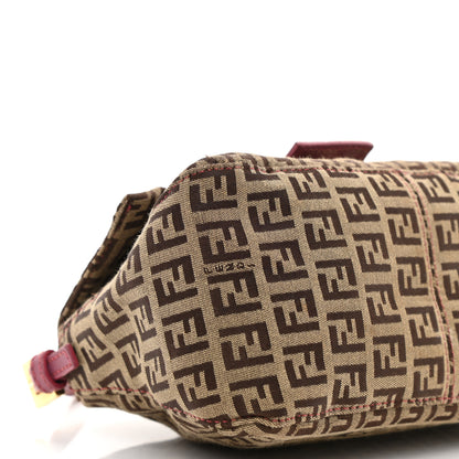 Fendi Zucchino Vitello Mini Mama Baguette Mogano Panna Erica 9 of 10