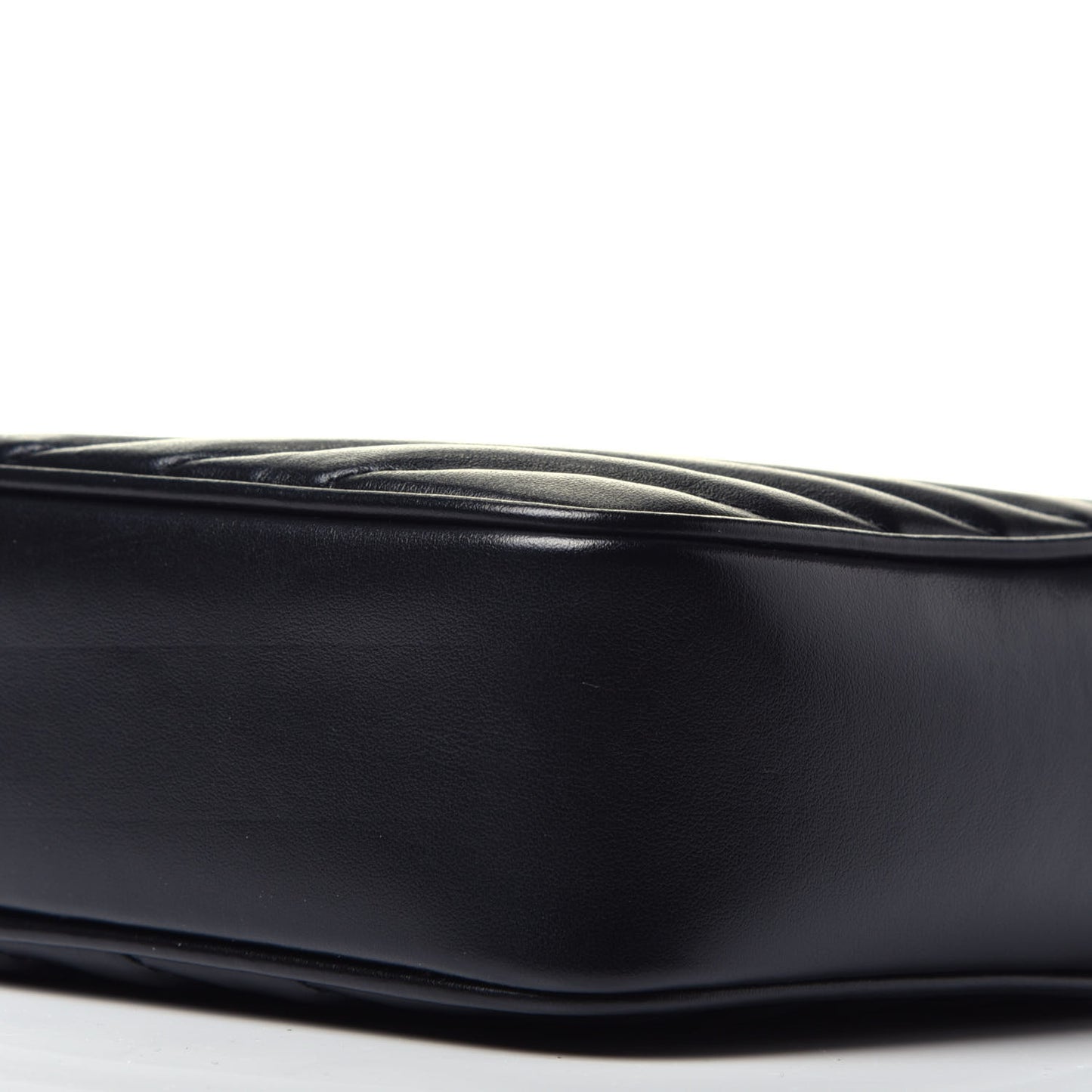 Calfskin Matelasse Monogram Lou Camera Bag Black