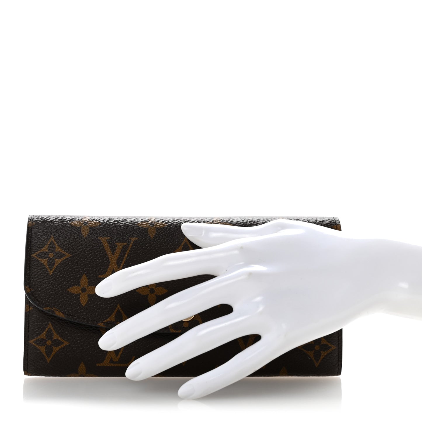 Monogram Emilie Wallet Rose Ballerine