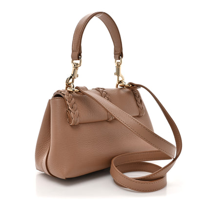 Chloe Grained Calfskin Mini Penelope Soft Shoulder Bag Woodrose 3 of 13