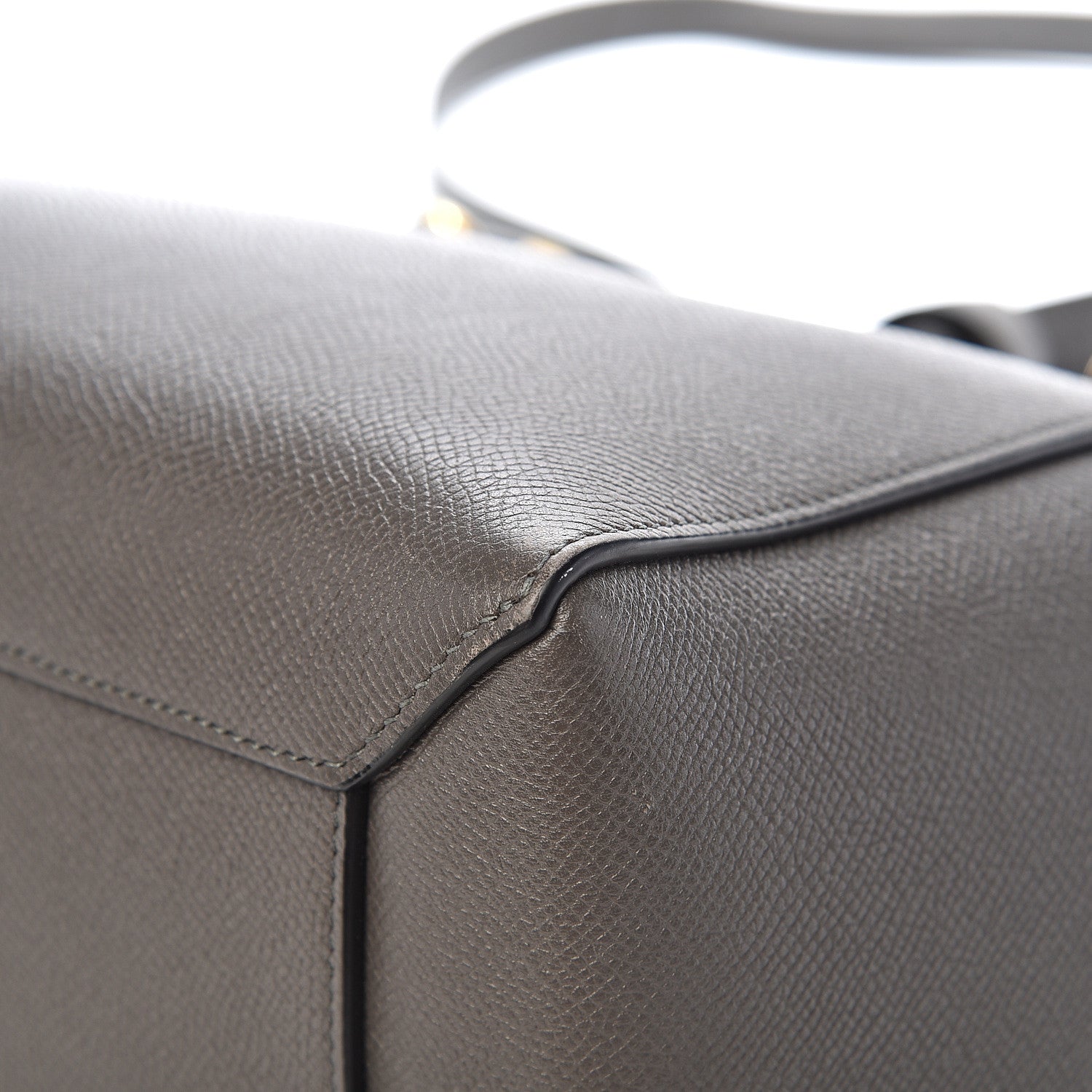 Celine Grained Calfskin Micro Belt Bag Grey 12 of 16