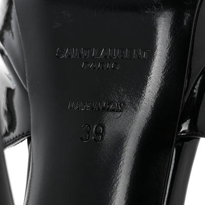 Saint Laurent Patent Zizi D'Orsay Pump 39 Black 7 of 10