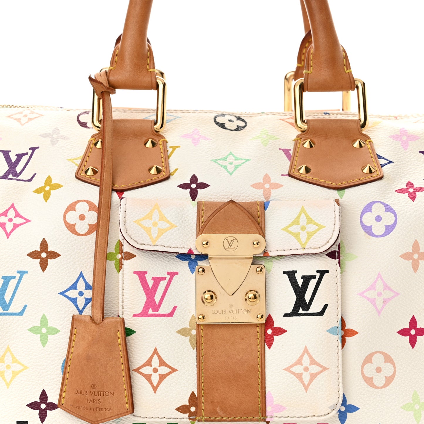 Monogram Multicolor Speedy 30 White