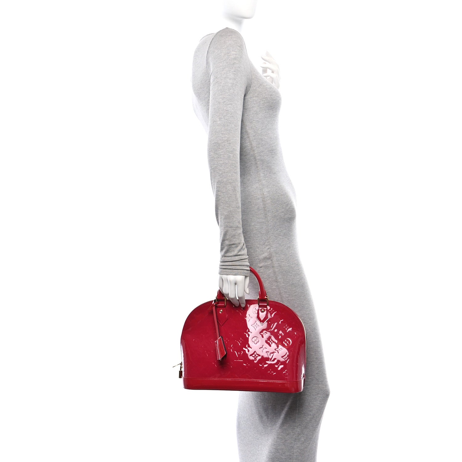 Louis Vuitton Vernis Alma PM Rose Indien 2 of 11