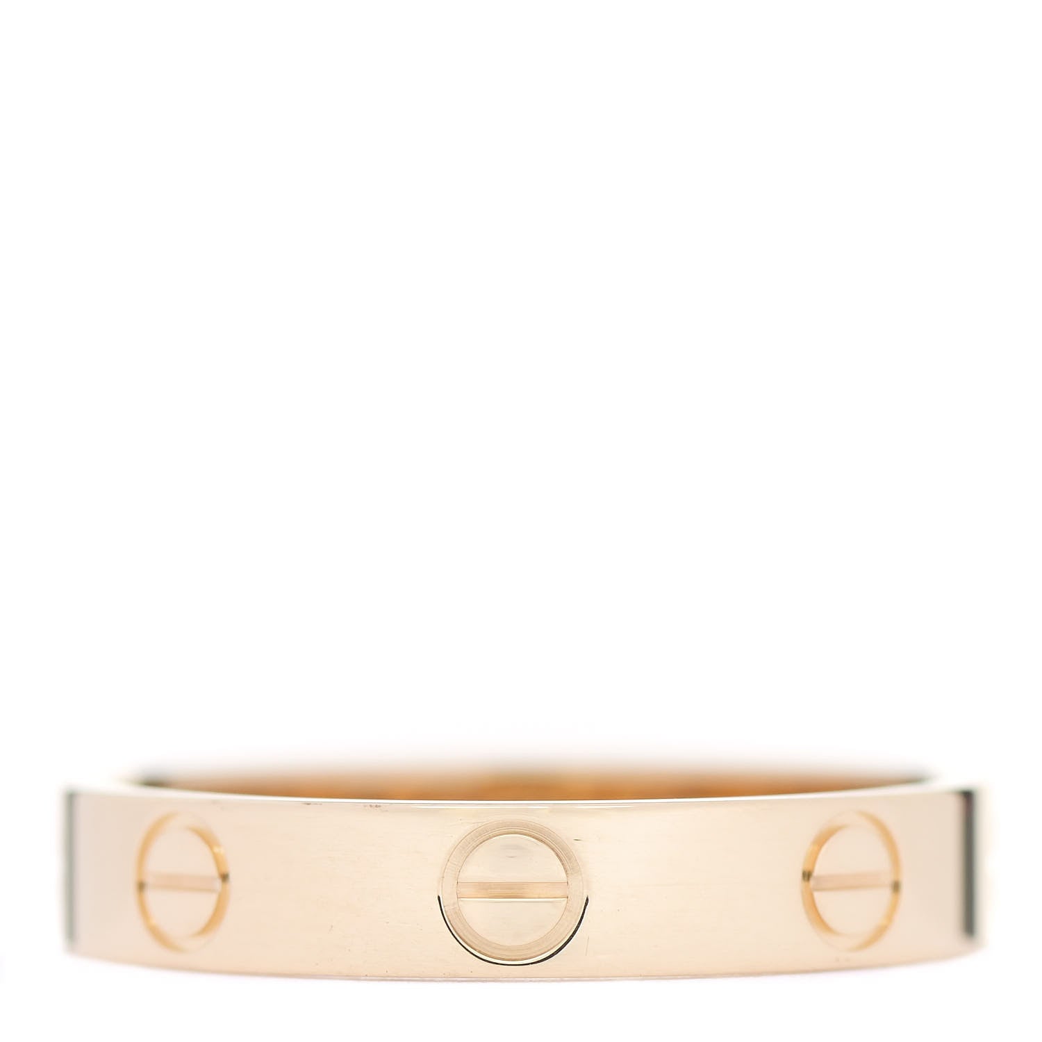 Cartier 18K Yellow Gold 3.5mm LOVE Wedding Band Ring 55 7.25 1 of 3