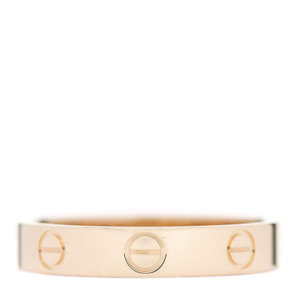 Cartier 18K Yellow Gold 3.5mm LOVE Wedding Band Ring 55 7.25 1 of 3
