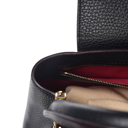 Louis Vuitton Taurillon Capucines BB Black 13 of 13
