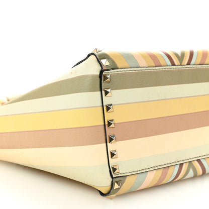 Valentino Garavani Vitello Native Couture 1975 Mini Rockstud Tote Multicolor 8 of 12