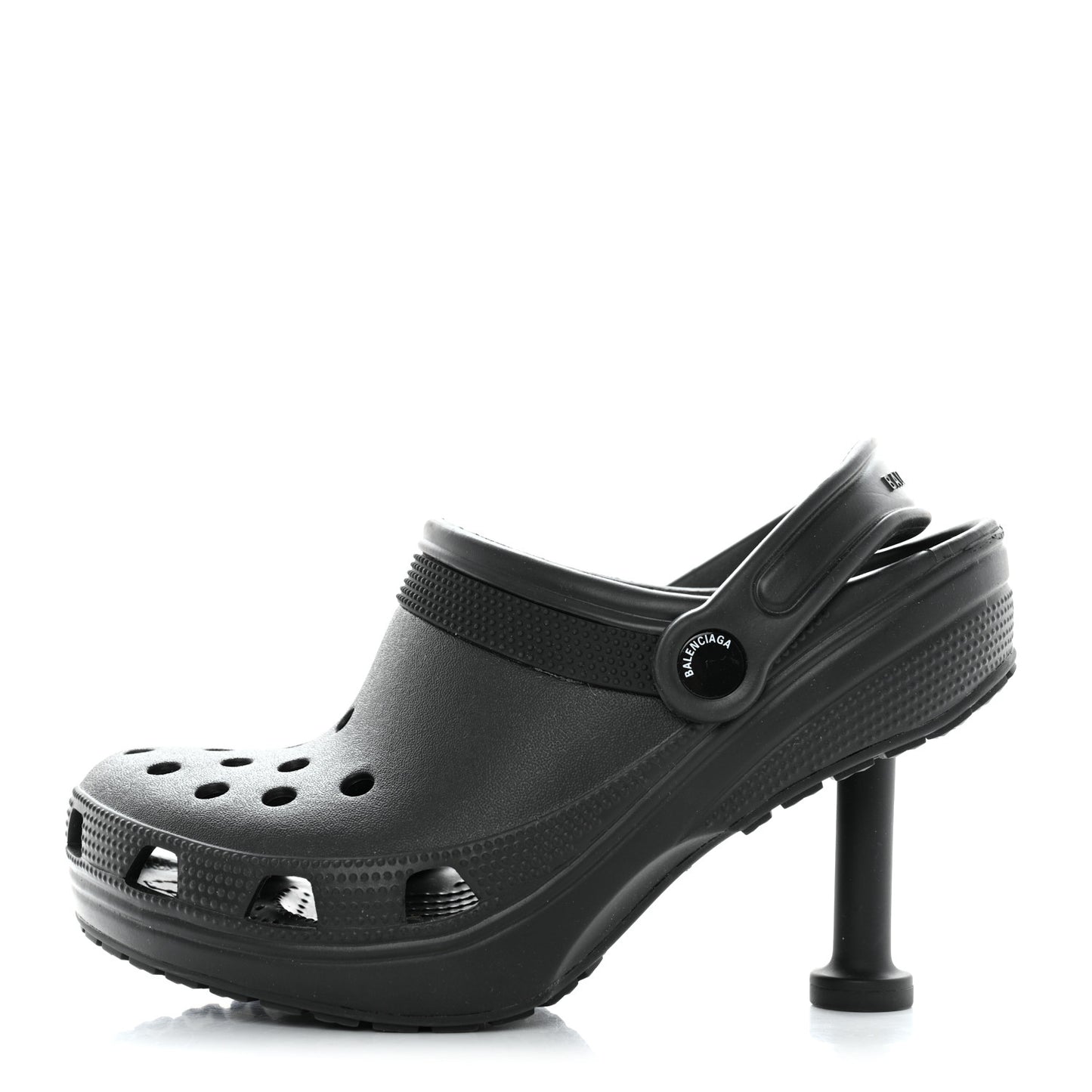 X CROCS Rubber Womens Madame 80 Sandals 37 Black